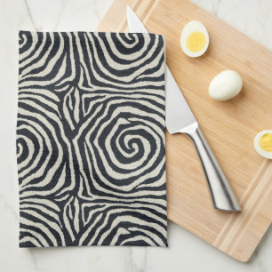 Zebra Inspired Kitchen Towel