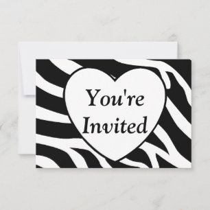 Zebra Invitation