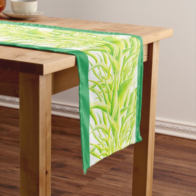 Zebra Iris on a Table Runner (In Situ)