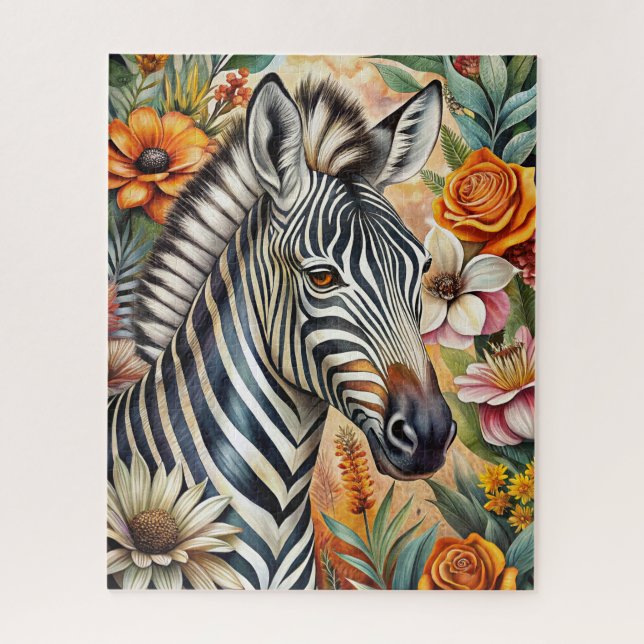 Zebra Jigsaw Puzzle (Vertical)