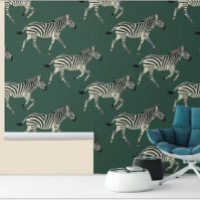 Zebra Jungle Serengeti Africa Safari pattern