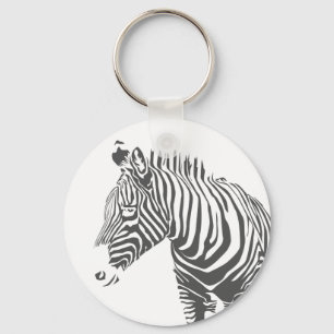 Zebra Keychain