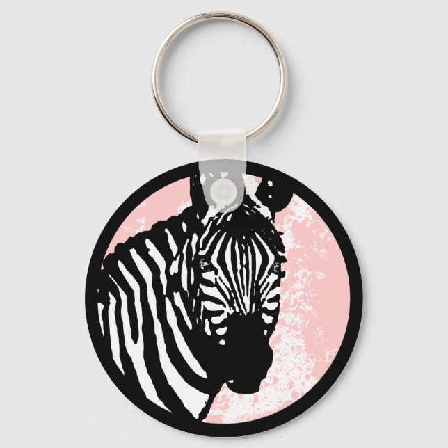 zebra. keychain (Front)