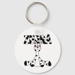 Zebra Keychain
