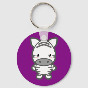 Zebra Keychain