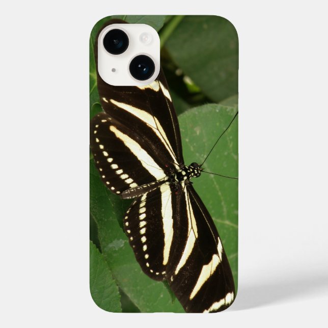 Zebra Longwing Butterfly Case-Mate iPhone Case (Back)