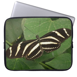 Zebra Longwing Butterfly Laptop Sleeve