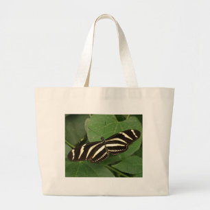 Zebra Longwing Butterfly Tote Bag