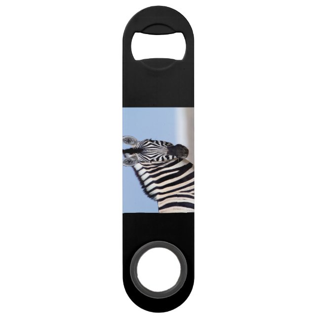 Zebra looking at you bar key (Back)