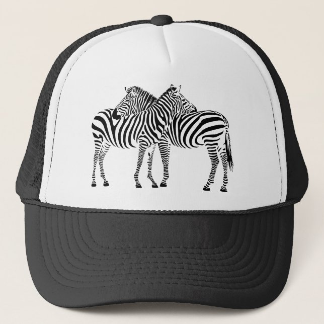 Zebra Love Trucker Hat (Front)