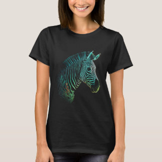 Zebra Lover Artwork Animal Motif Zebra 4 T-Shirt