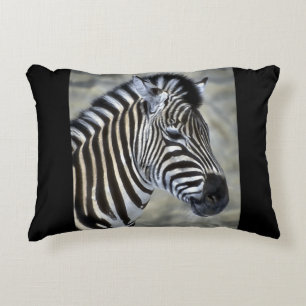 Zebra Lovers Art  Accent Pillow