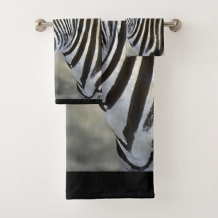 Zebra Lovers Bath Towel Set
