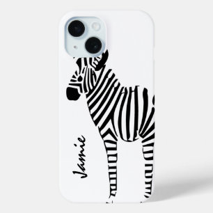 Zebra Lovers Gifts iPhone 15 Case