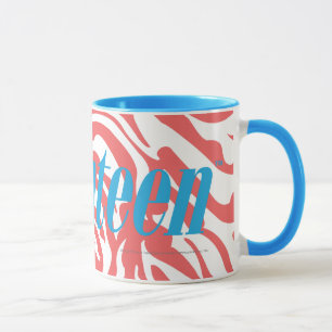 Zebra LtPink Mug