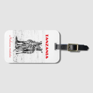 Zebra Luggage Tags