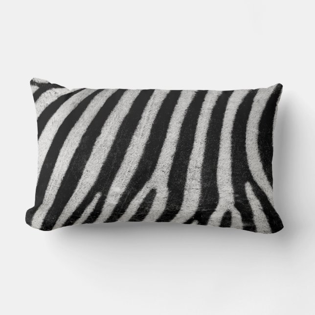 Zebra Lumbar Pillow (Front)