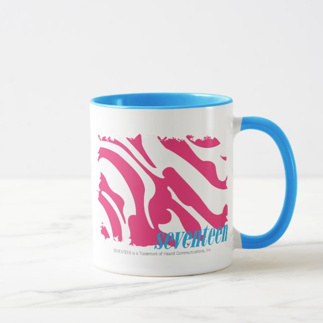 Zebra Magenta 3 Mug (Right)