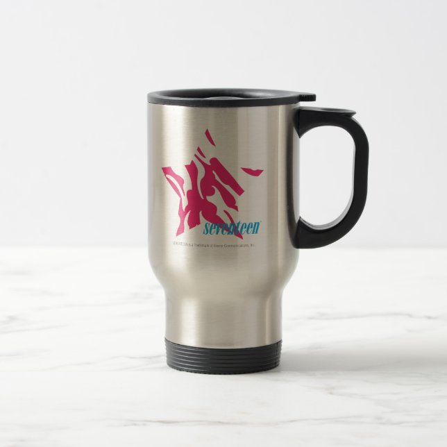 Zebra Magenta 4 Travel Mug (Right)