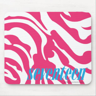 Zebra Magenta Mouse Pad
