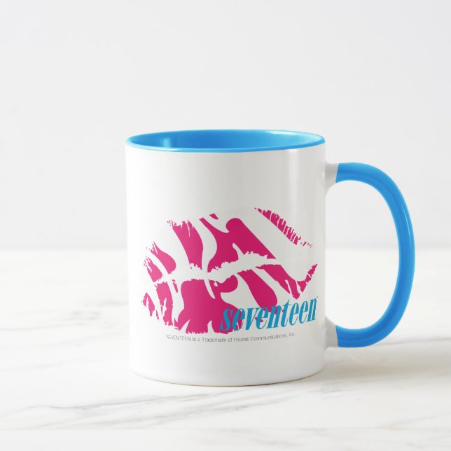 Zebra Magenta Mug (Right)