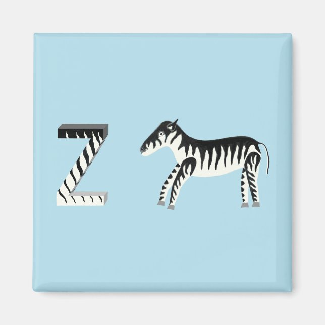 Zebra Magnet (Front)