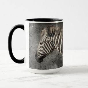 Zebra Modern Watercolor Wildlife Photography* Mug