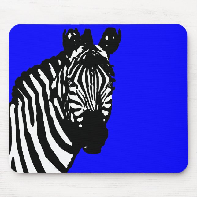 zebra. mouse pad (Front)