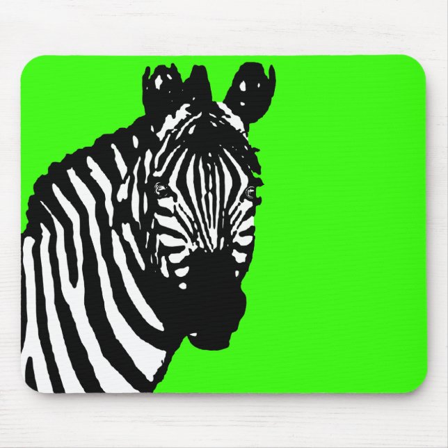zebra. mouse pad (Front)