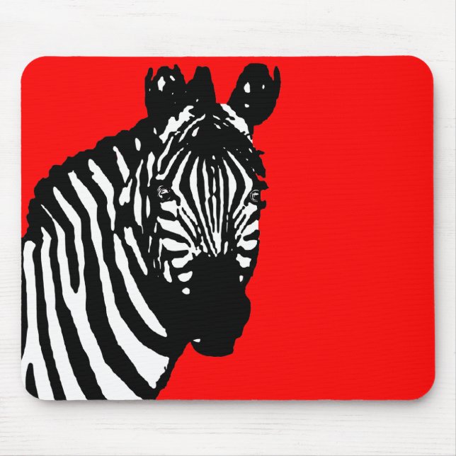 zebra. mouse pad (Front)