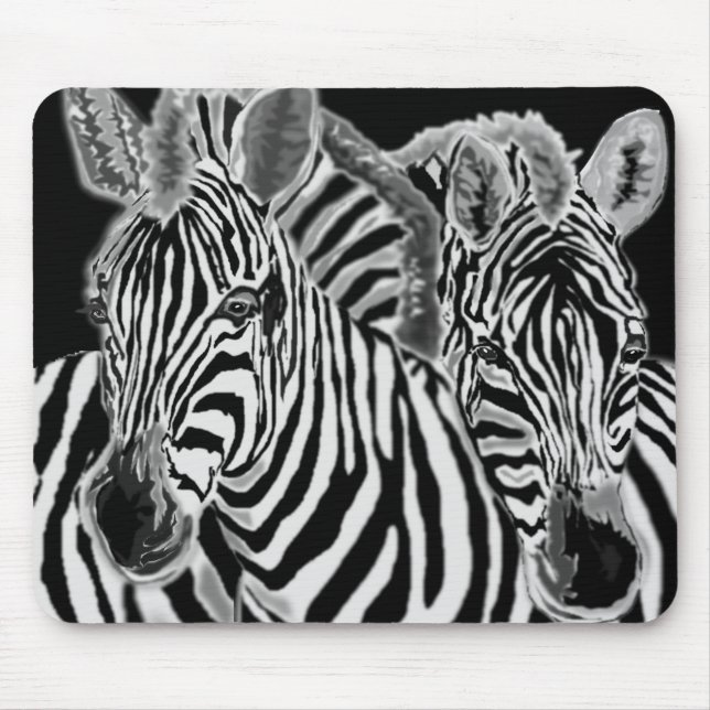 Zebra Mouse Pad (Front)