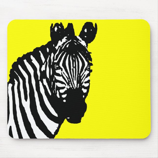 zebra. mouse pad (Front)