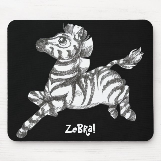 Zebra Mousepad (Front)