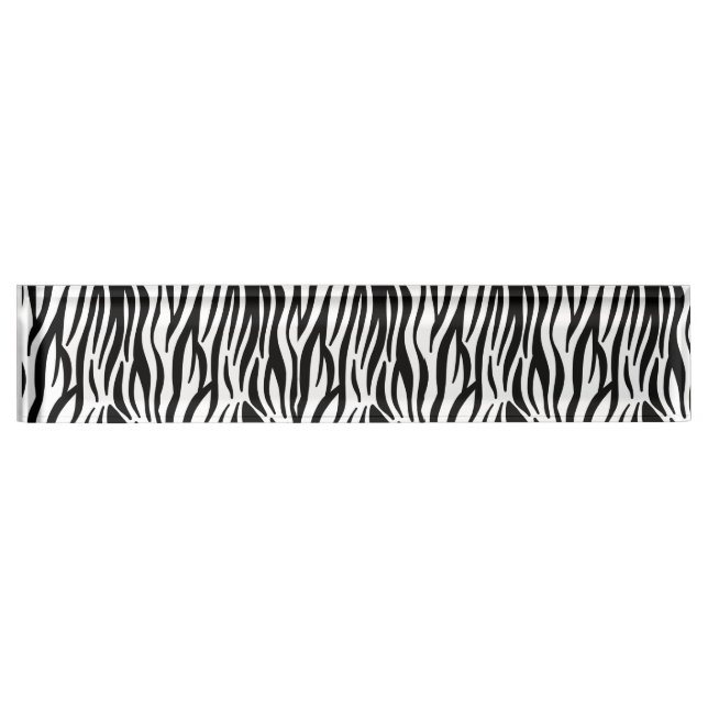 Zebra Nameplate (Front)