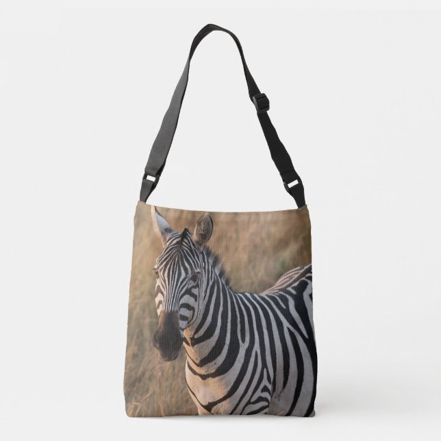 Zebra Natural Setting Crossbody Sac (Dos)