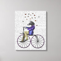 Zebra On Bicycle