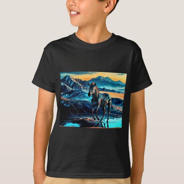 Zebra on the Run T-Shirt (Front)
