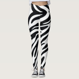 Zebra One Classic Animal Print Fashion Leggings