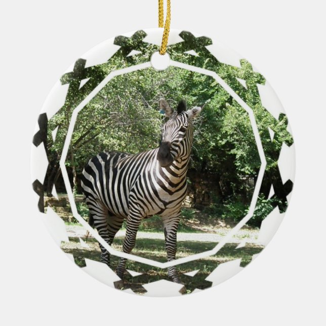 Zebra Ornament (Front)