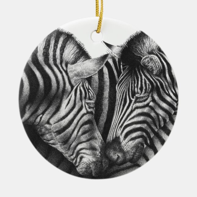 Zebra Ornament (Front)