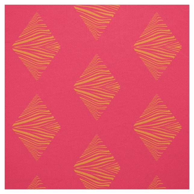 Zebra ornamental fabric (Swatch)