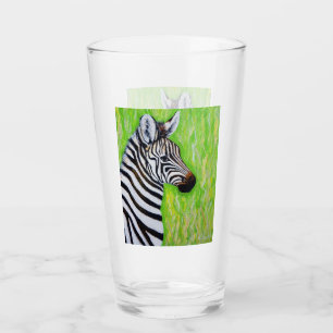 Zebra Painting Glass