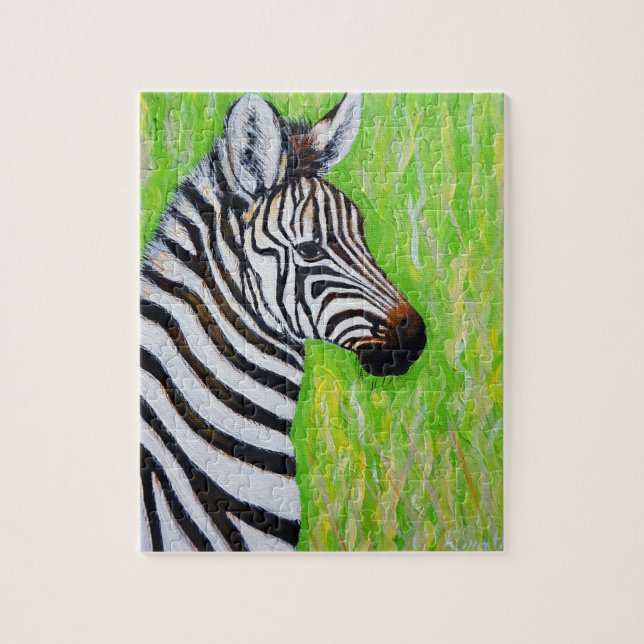 Zebra Painting  Jigsaw Puzzle (Vertical)