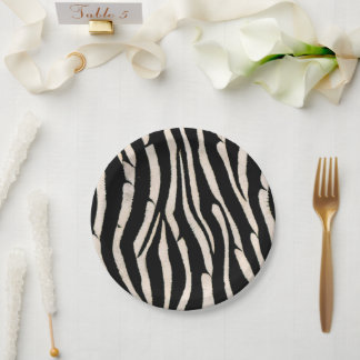 Zebra: Paper Plate