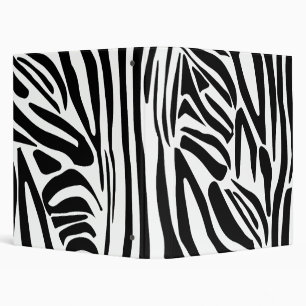 Zebra pattern binder