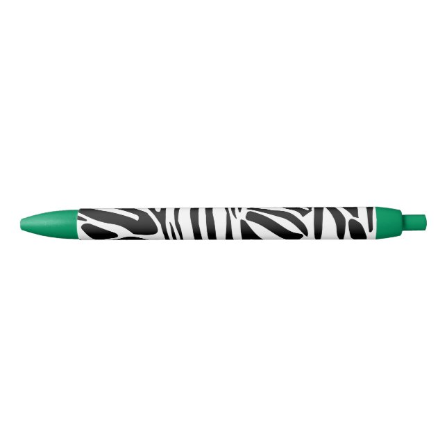 Zebra pattern black ink pen (Front)
