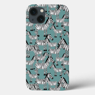 Zebra Pattern iPhone 13 Case