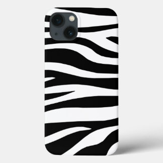 Zebra pattern iPhone 13 case