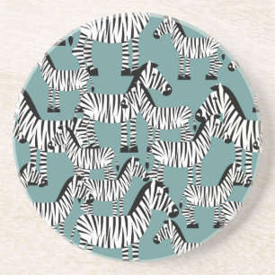 Zebra Pattern Coaster