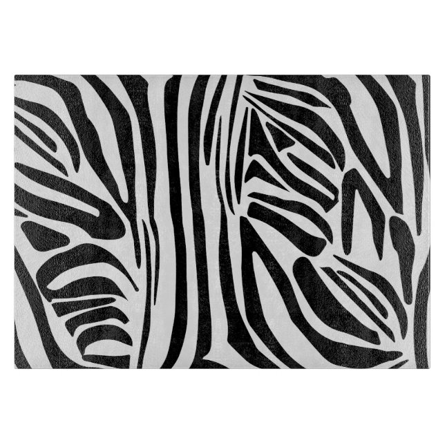 Zebra pattern cutting board (Front)